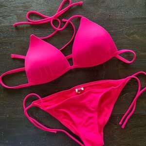 Vibrant Pink Bikini Set
